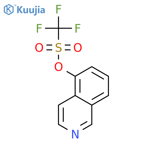 Isoquinolin-5-yl trifluoromethanesulfonate structure