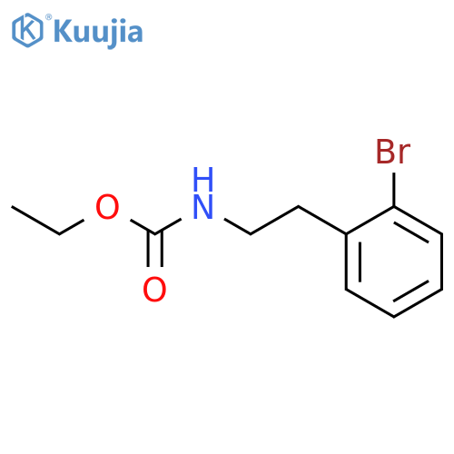 Carbamic acid, [2-(2-bromophenyl)ethyl]-, ethyl ester structure