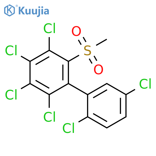 1,1'-Biphenyl, 2,2',3,4,5,5'-hexachloro-6-(methylsulfonyl)- structure