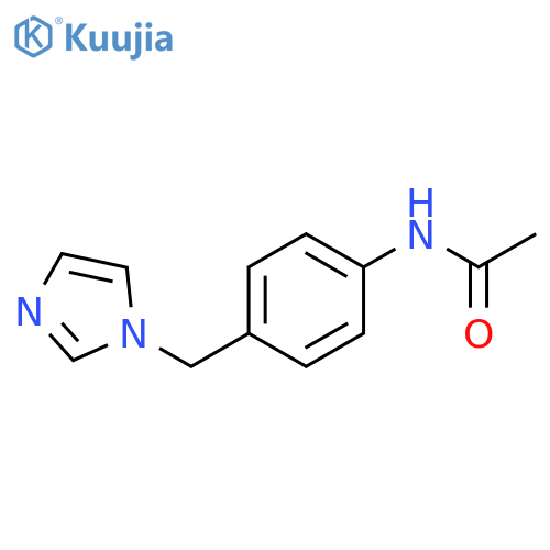 N-[4-(1H-imidazol-1-ylmethyl)phenyl]-Acetamide structure