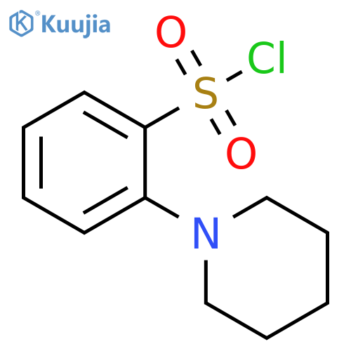 2-(Piperidin-1-yl)benzene-1-sulfonyl chloride structure