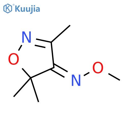 4(5H)-Isoxazolone, 3,5,5-trimethyl-, O-methyloxime, (E)- structure