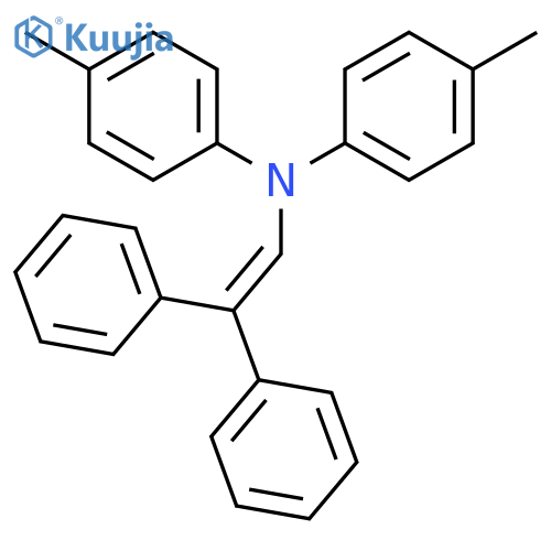 Benzenamine, N-(2,2-diphenylethenyl)-4-methyl-N-(4-methylphenyl)- structure