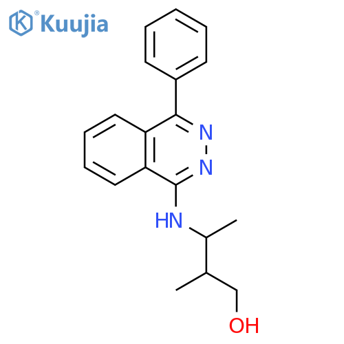 1-Butanol, 2-methyl-3-[(4-phenyl-1-phthalazinyl)amino]- structure
