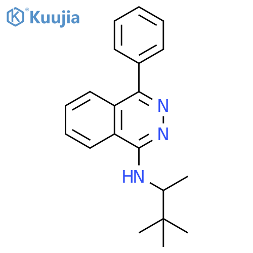 1-Phthalazinamine, 4-phenyl-N-(1,2,2-trimethylpropyl)- structure