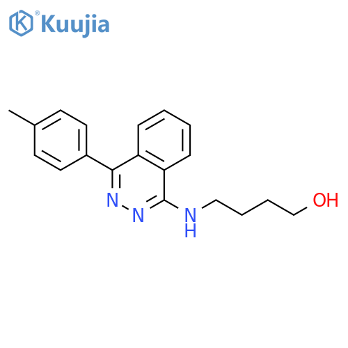 1-Butanol, 4-[[4-(4-methylphenyl)-1-phthalazinyl]amino]- structure