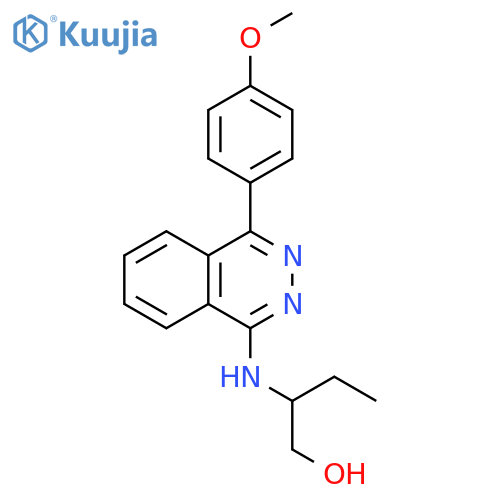 1-Butanol, 2-[[4-(4-methoxyphenyl)-1-phthalazinyl]amino]- structure
