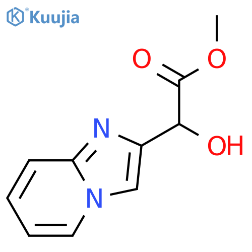 methyl 2-hydroxy-2-{imidazo1,2-apyridin-2-yl}acetate structure