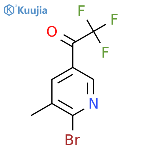 1-(6-Bromo-5-methylpyridin-3-yl)-2,2,2-trifluoroethanone structure