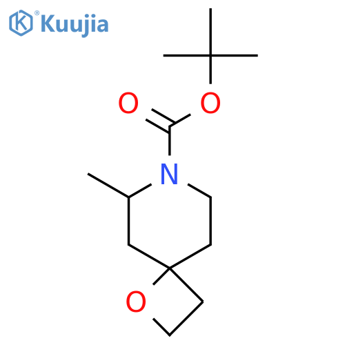 tert-butyl 6-methyl-1-oxa-7-azaspiro3.5nonane-7-carboxylate structure