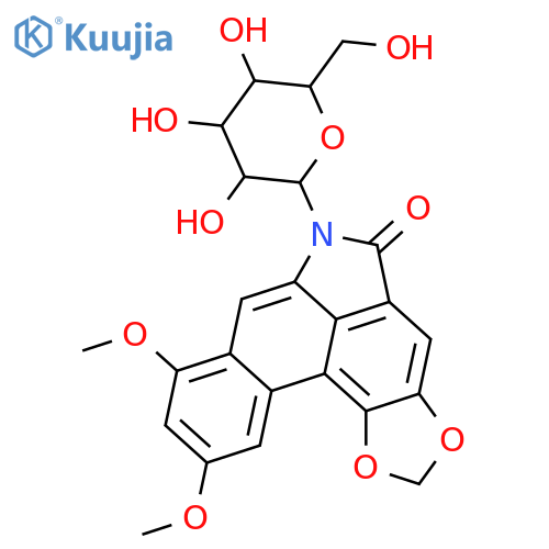 1,2,7,9-Tetrahydroxydibenz[cd,f]indol-4(5H)-one; 1,2-Methylene, 7,9-di-Me ether, N-β-D-glucopyranosyl structure