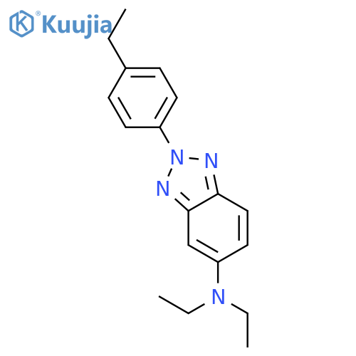 2H-Benzotriazol-5-amine, N,N-diethyl-2-(4-ethylphenyl)- structure