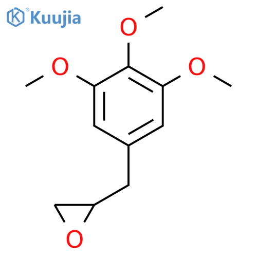 2-(3,4,5-trimethoxyphenyl)methyloxirane structure