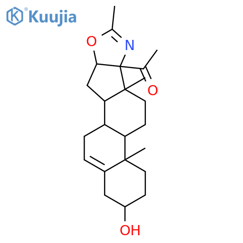3&#x3B2;-hydroxy-2'-methyl-16&#x3B2;-5'H-pregn-5-eno[17,16-d]oxazol-20-one structure