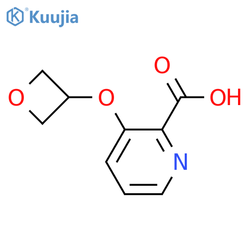 3-(oxetan-3-yloxy)pyridine-2-carboxylic acid structure
