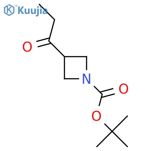 Tert-butyl 3-propionylazetidine-1-carboxylate structure