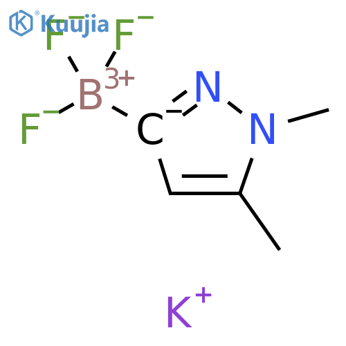 Borate(1-), (1,5-dimethyl-1H-pyrazol-3-yl)trifluoro-, potassium (1:1), (T-4)- structure