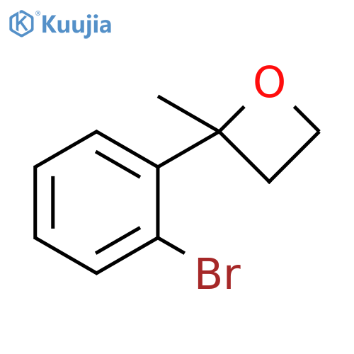 2-(2-BROMOPHENYL)-2-METHYLOXETANE structure