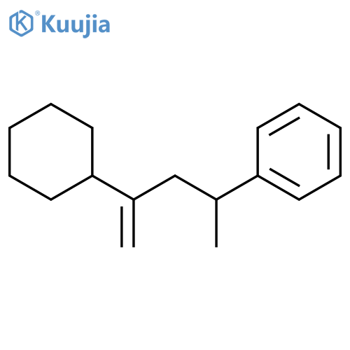 Benzene, (3-cyclohexyl-1-methyl-3-butenyl)- structure