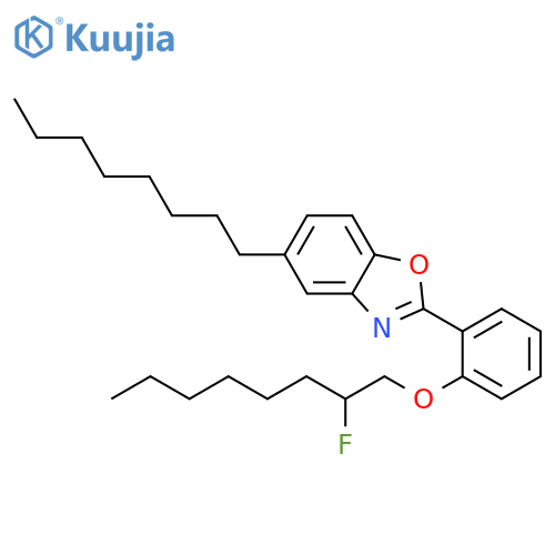 Benzoxazole, 2-[2-[(2-fluorooctyl)oxy]phenyl]-5-octyl- structure