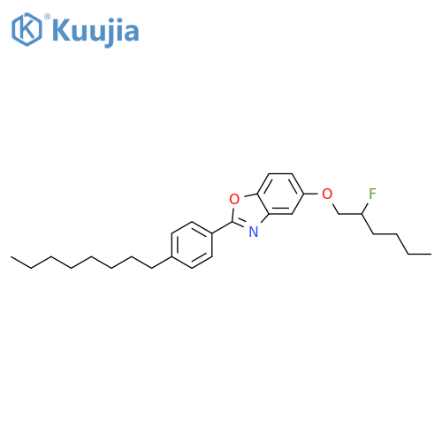 Benzoxazole, 5-[(2-fluorohexyl)oxy]-2-(4-octylphenyl)- structure