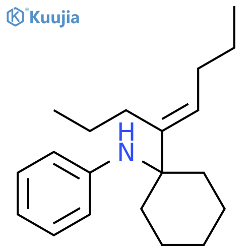 Benzenamine, N-[1-(1-propyl-1-pentenyl)cyclohexyl]-, (E)- (9CI) structure