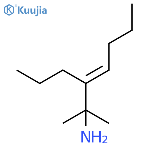 3-Hepten-2-amine, 2-methyl-3-propyl-, (E)- structure