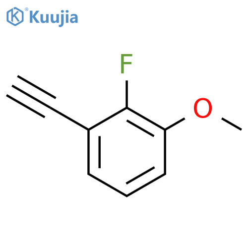 1-Ethynyl-2-fluoro-3-methoxybenzene structure