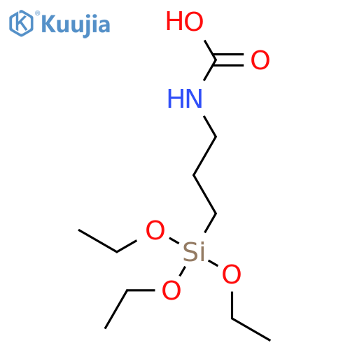 (3-(Triethoxysilyl)propyl)carbamic acid structure