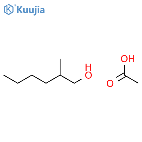 1-Hexanol, 2-methyl-, acetate, (±)- structure