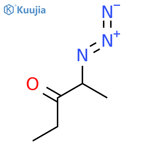3-Pentanone, 2-azido-, (±)- structure