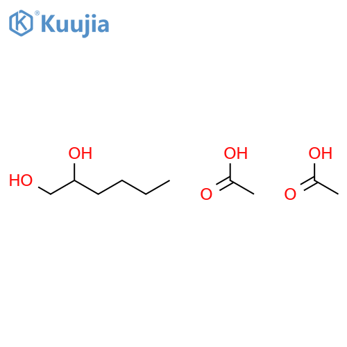 1,2-Hexanediol, diacetate, (-)- structure