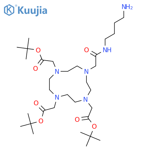 4-Aminobutyl-DOTA-tris (t-butyl ester) structure