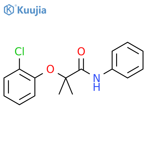 Propanamide, 2-(2-chlorophenoxy)-2-methyl-N-phenyl- structure
