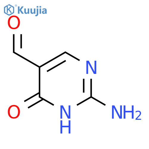 2-Amino-6-oxo-1,6-dihydropyrimidine-5-carbaldehyde structure