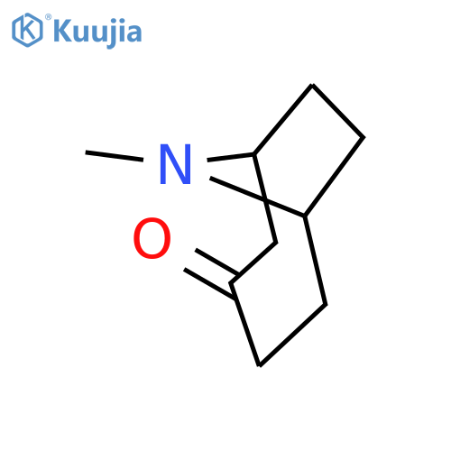 9-methyl-9-azabicyclo4.2.1nonan-3-one structure