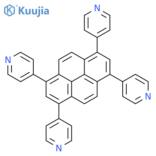 4-(3,6,8-Tripyridin-4-ylpyren-1-yl)pyridine structure