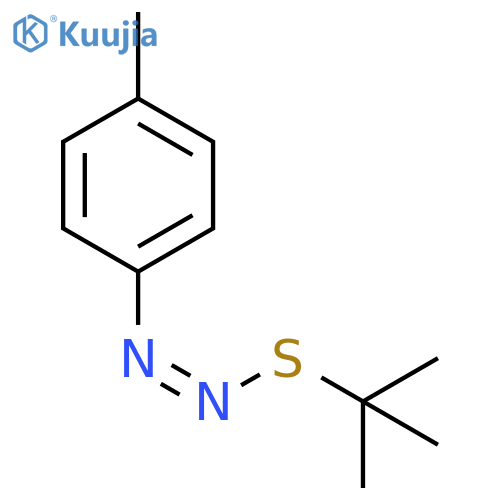Diazene, [(1,1-dimethylethyl)thio](4-methylphenyl)-, (Z)- structure
