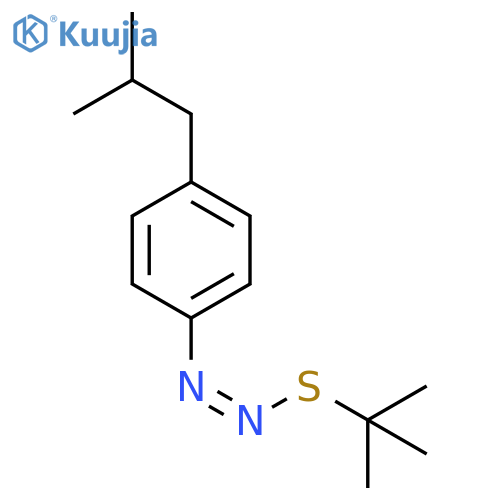 Diazene, [(1,1-dimethylethyl)thio][4-(2-methylpropyl)phenyl]-, (Z)- structure