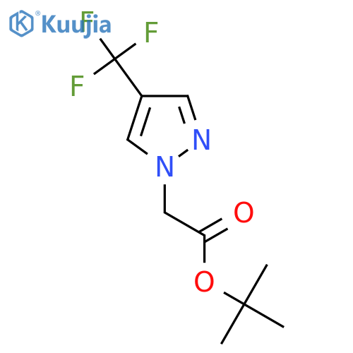 Tert-Butyl 2-(4-(trifluoromethyl)-1H-pyrazol-1-yl)acetate structure