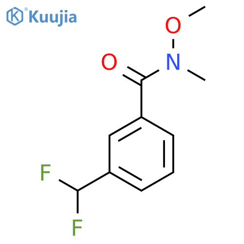 N-(3-(Difluoromethyl)phenyl)-N,O-dimethylhydroxylamine structure