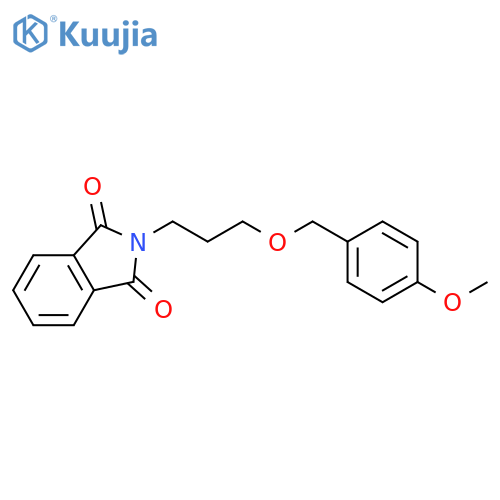 1H-Isoindole-1,3(2H)-dione, 2-[3-[(4-methoxyphenyl)methoxy]propyl]- structure