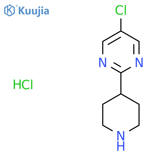 5-Chloro-2-(piperidin-4-yl)pyrimidine hydrochloride structure
