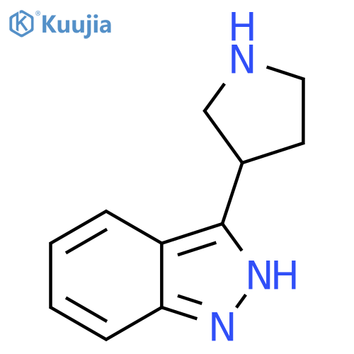 3-(pyrrolidin-3-yl)-1H-indazole structure