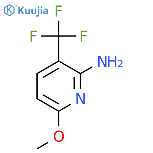 2-Amino-6-methoxy-3-(trifluoromethyl)pyridine structure