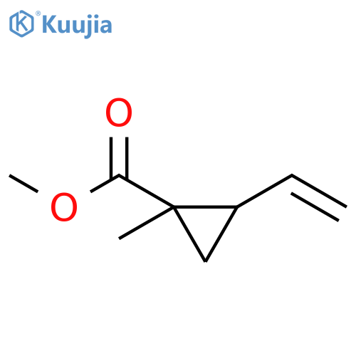 Methyl 1-methyl-2-vinyl-cyclopropane-1-carboxylate structure
