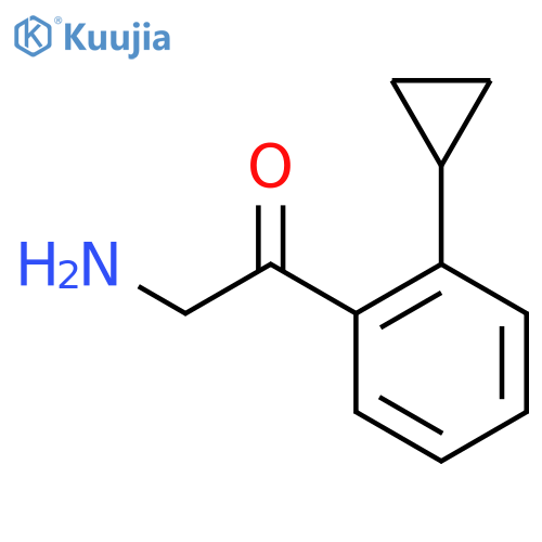 2-amino-1-(2-cyclopropylphenyl)ethan-1-one structure