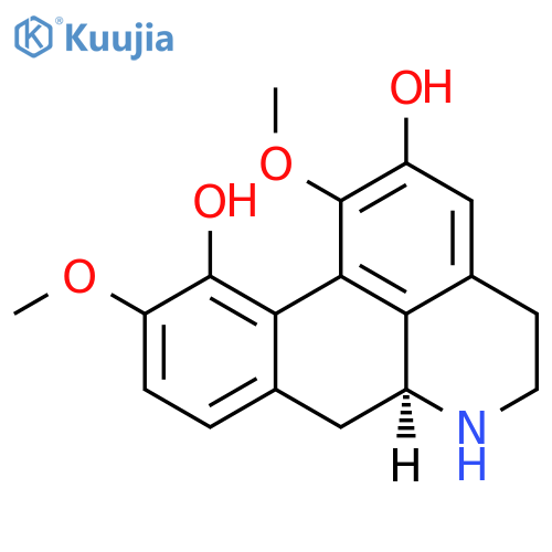 4H-Dibenzo[de,g]quinoline-2,11-diol,5,6,6a,7-tetrahydro-1,10-dimethoxy-, (6aS)- structure