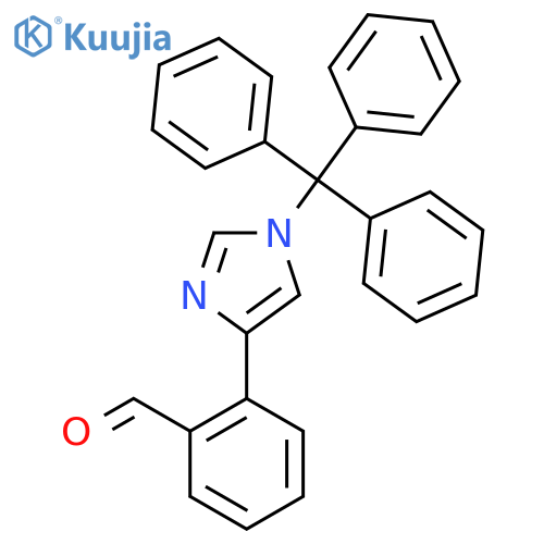 2-1-(Triphenylmethyl)-1H-imidazol-4-ylbenzaldehyde structure