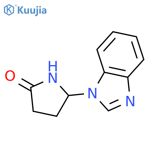 5-(1H-benzimidazol-1-yl)-2-Pyrrolidinone structure